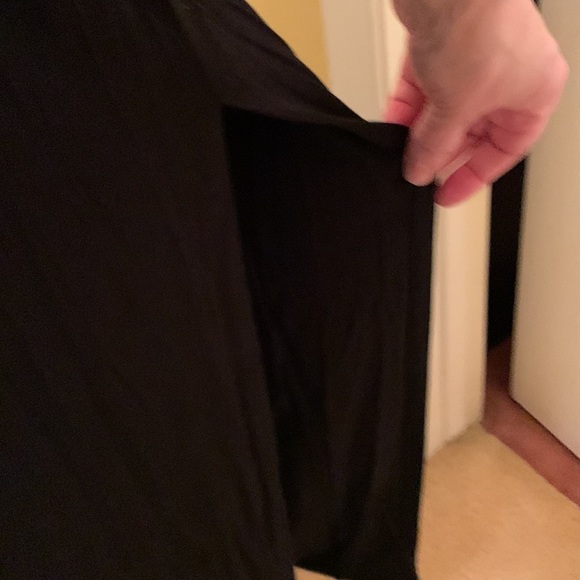 Trina Turk Sleeveless Maxi Dress with cowl neck and hoodie - Picture 9 of 12